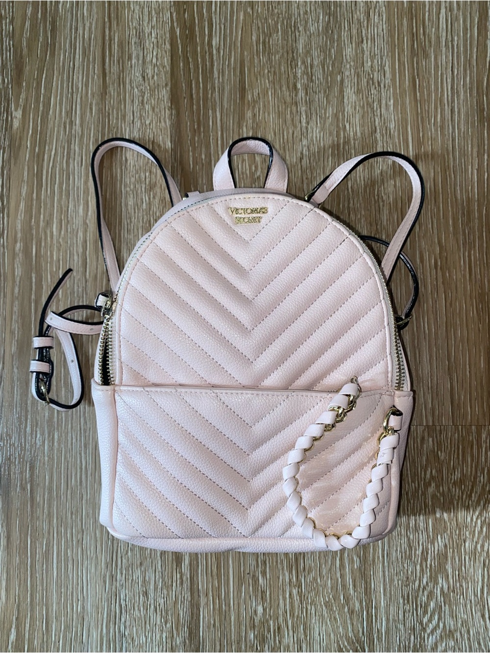 Victoria's Secret Blush Quilted Mini Backpack - Picture 1 of 7